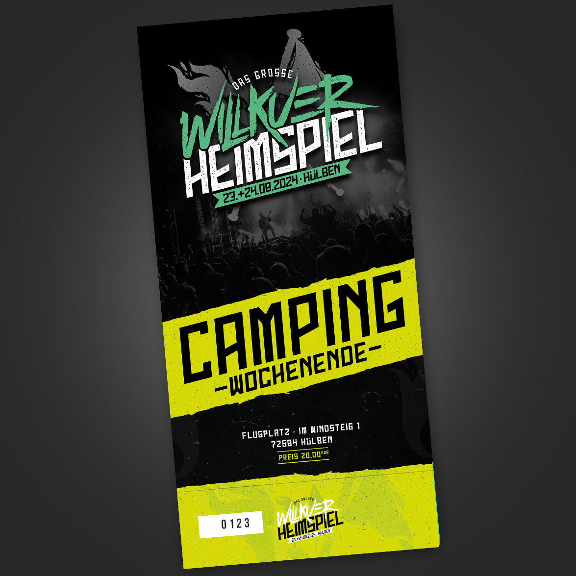 Heimspiel Camping Ticket (Wochenende)