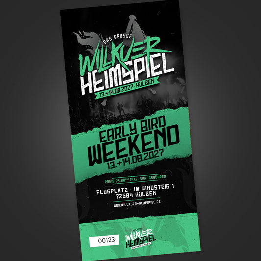 Heimspiel 2027 Wochenendticket (EARLY BIRD)